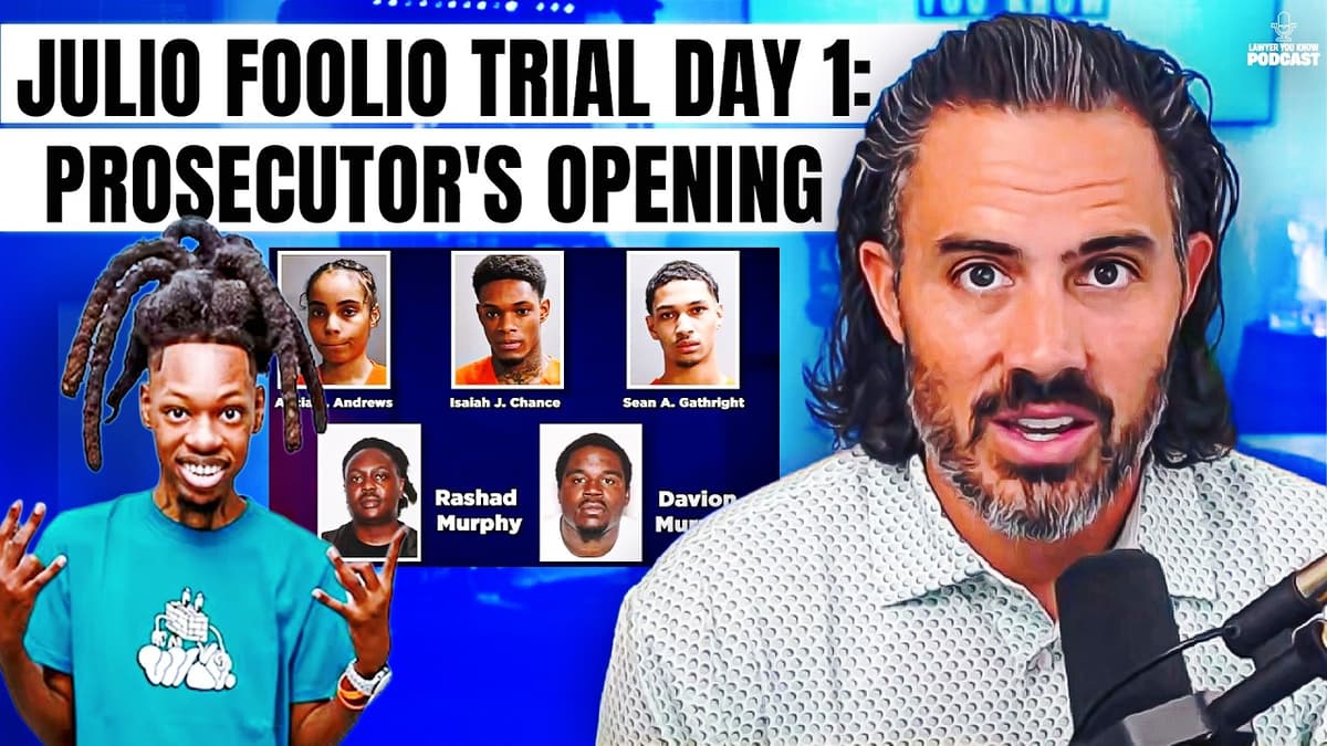 Julio Foolio Trial Day 1: Prosecutor's Opening Statement - Is This A Slam Dunk?