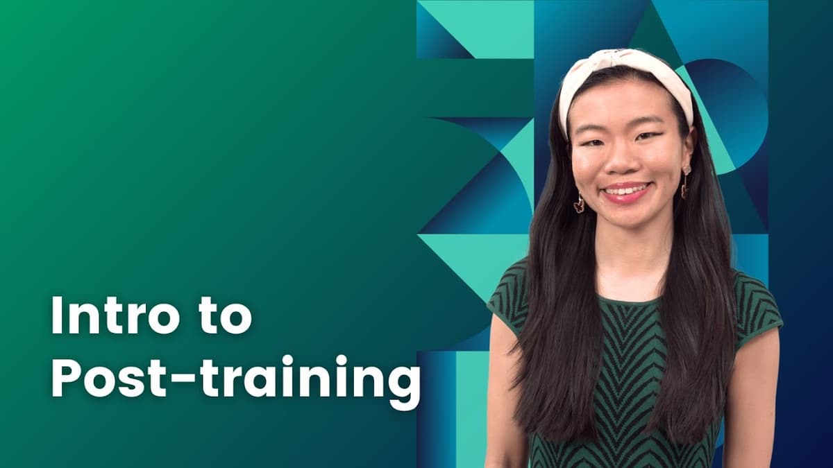 Learn to Align LLMs Through Post-Training in This New Course with AMD!