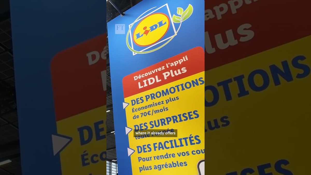 Lidl Stirs up Mobile Market with Discount Phone Plans | FT #shorts