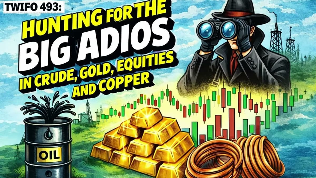 Hunting for the Big Adios in Crude, Gold, Equities and Copper