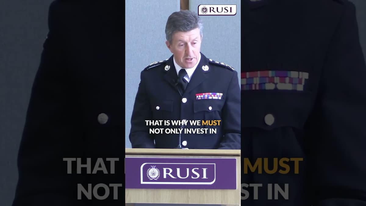 The Pace of Technological Change in Conflict | First Sea Lord General Sir Gwyn Jenkins