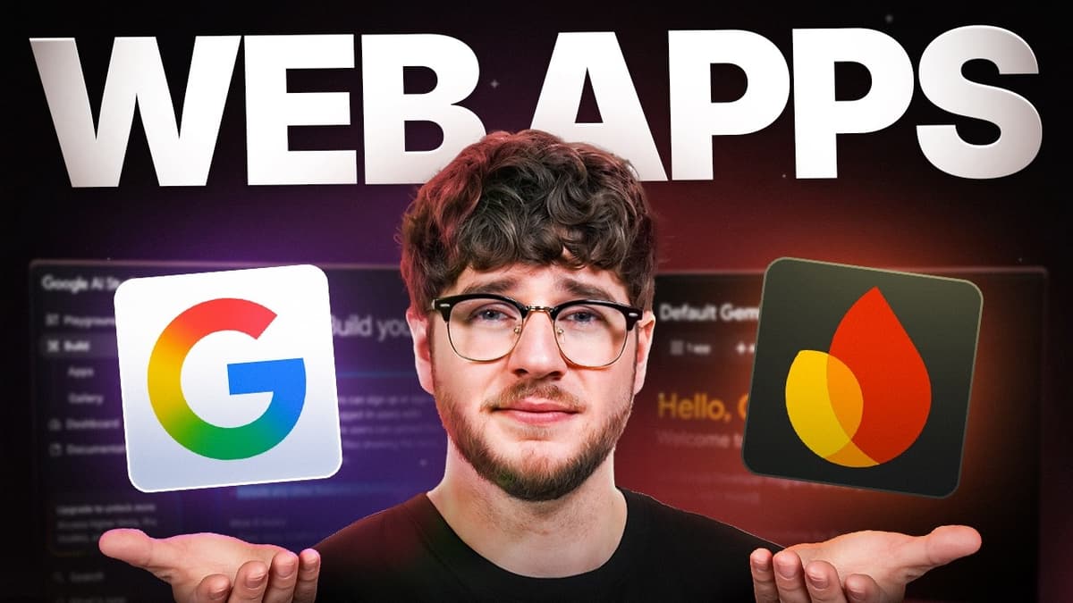 How to Build & Launch REAL Web Apps (Google AI + Firebase)