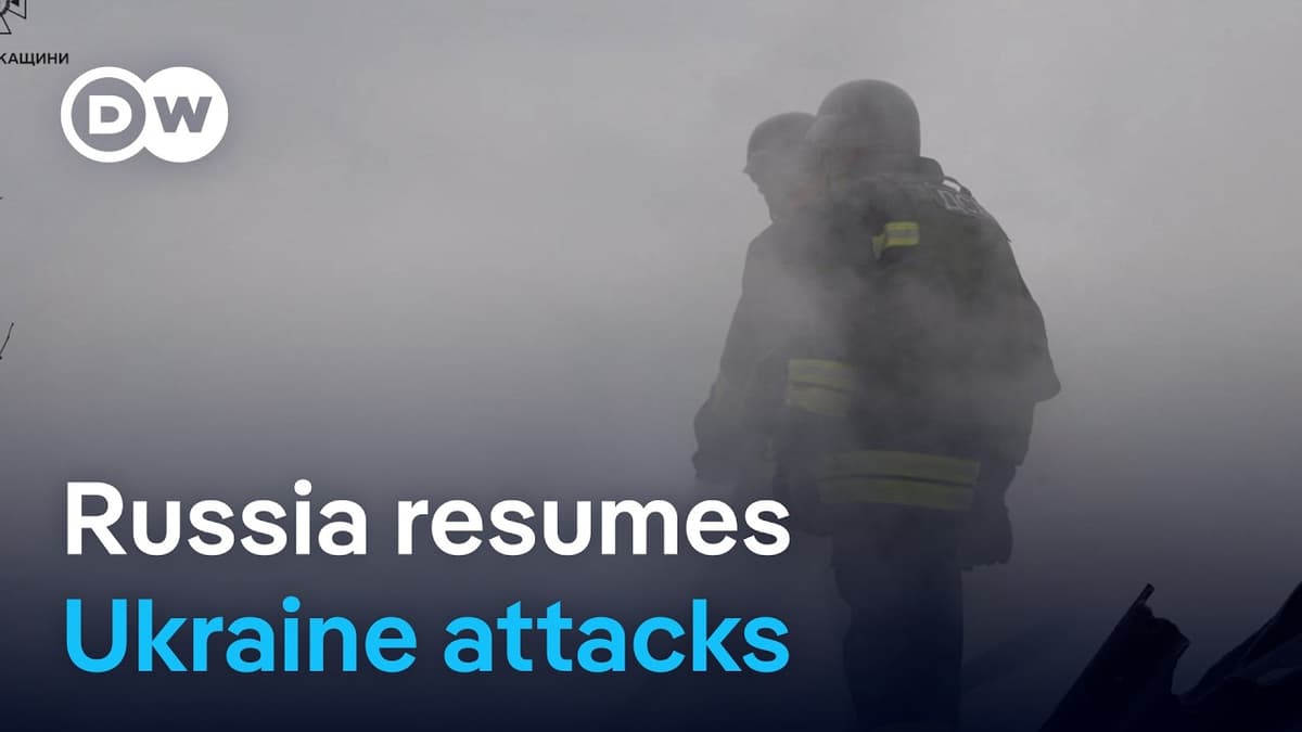 Deadly Russian Drone Attacks on Ukraine Resume After Ceasefire Ends | DW News