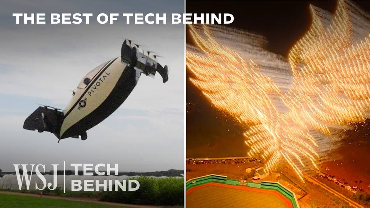 How IMAX, Flying Cars, Pyro Drone Shows and More Work | WSJ Tech Behind