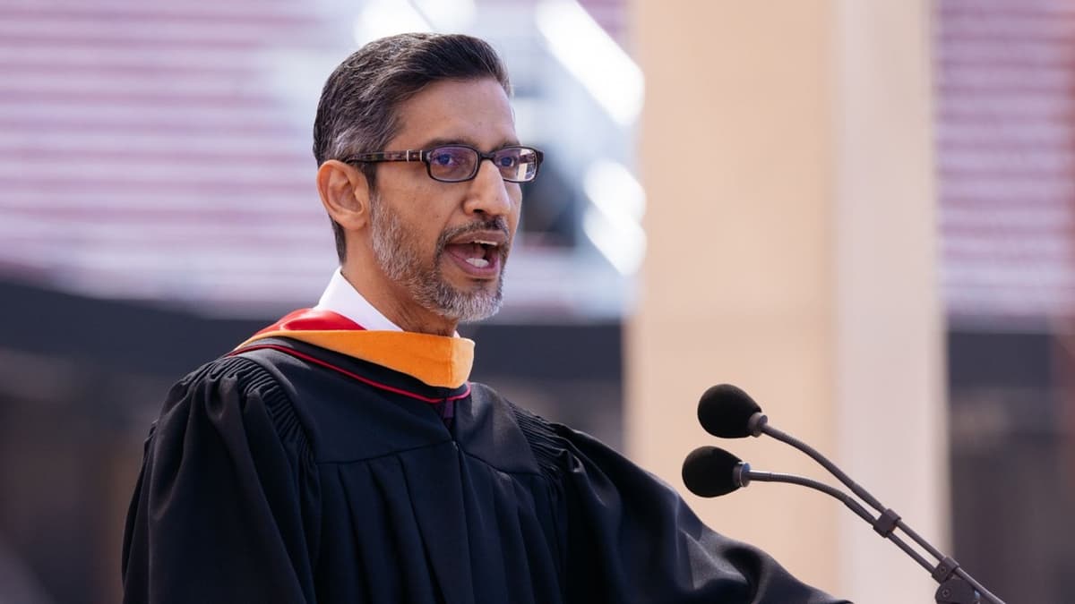 Sundar Pichai Gives Stanford’s 2026 Commencement Address