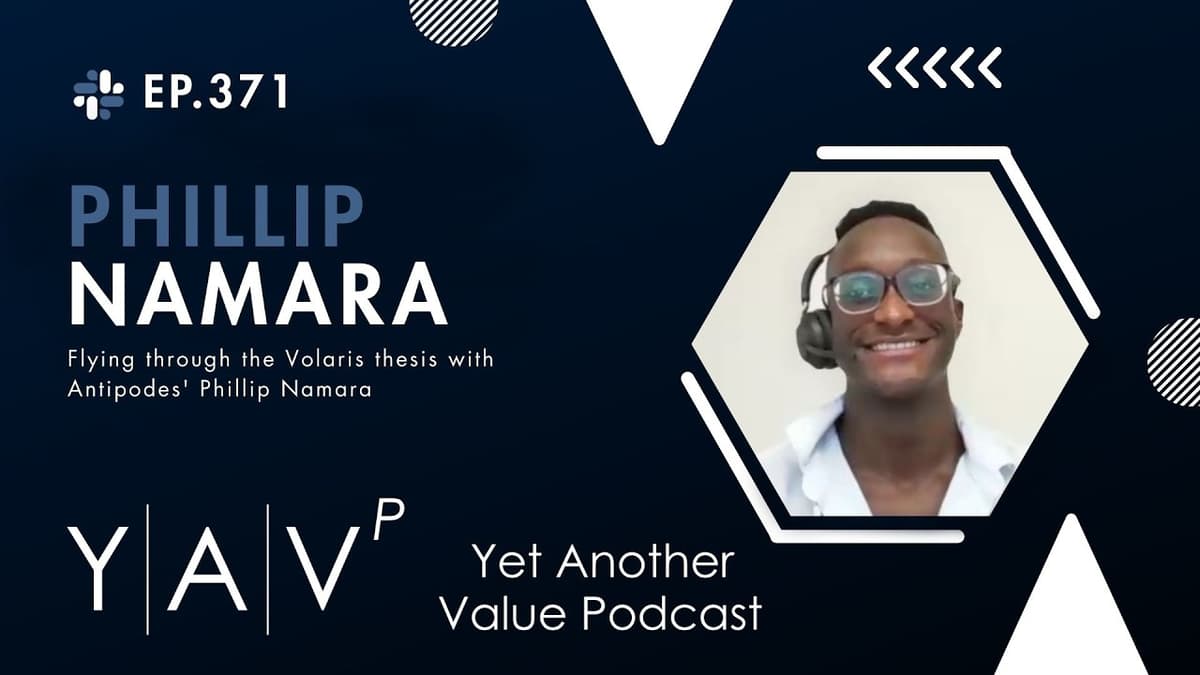 Flying Through the Volaris Thesis with Antipodes' Phillip Namara