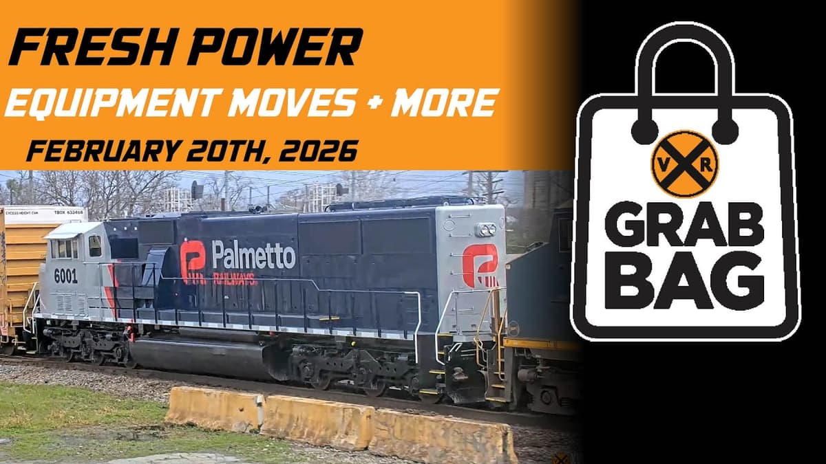 Grab Bag: Fresh Palmetto Power,  Meets  + More! | Weekly Top Trains (February 2026)