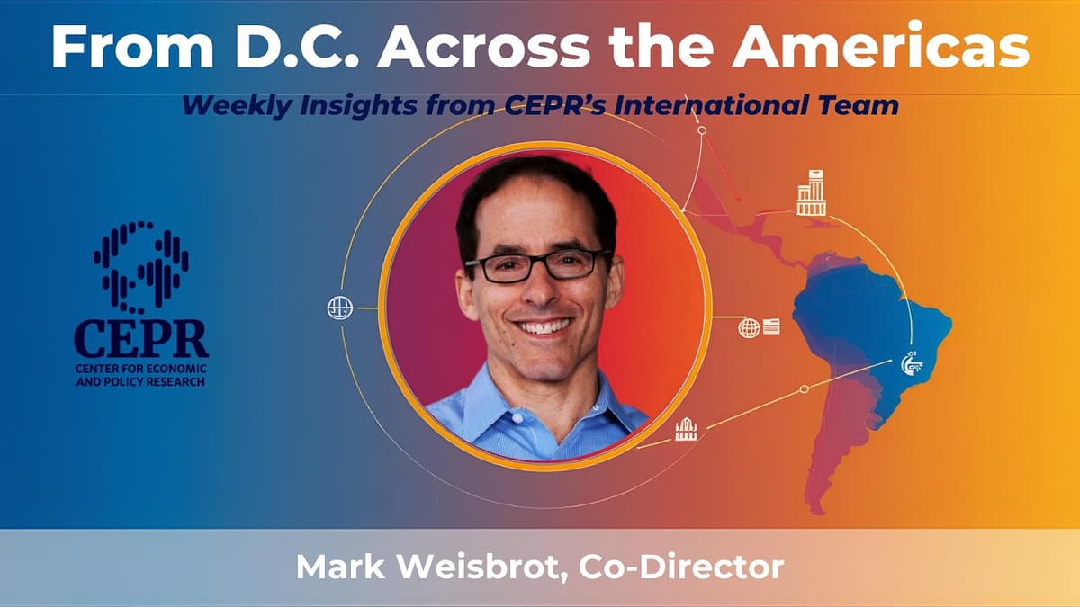 From D.C. Across the Americas: U.S. Sanctions with Mark Weisbrot