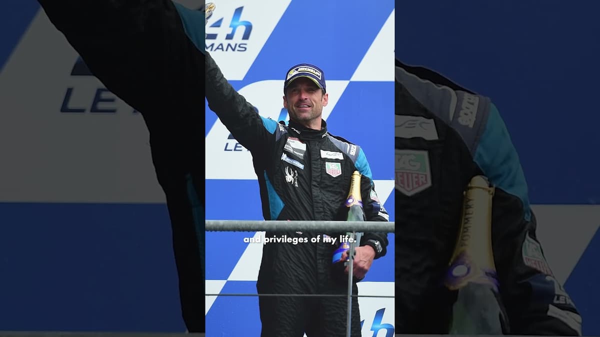 Patrick Dempsey On Wearing The TAG Heuer Monaco