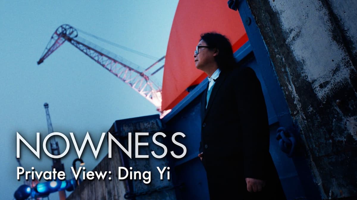 At His Riverfront Shanghai Studio, Artist Ding Yi Talks the Power of Motifs and Showing in Venice