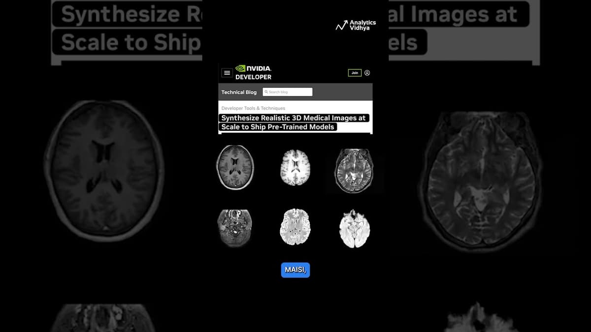 NVIDIA Just Solved the Biggest Data Problem in Medical AI