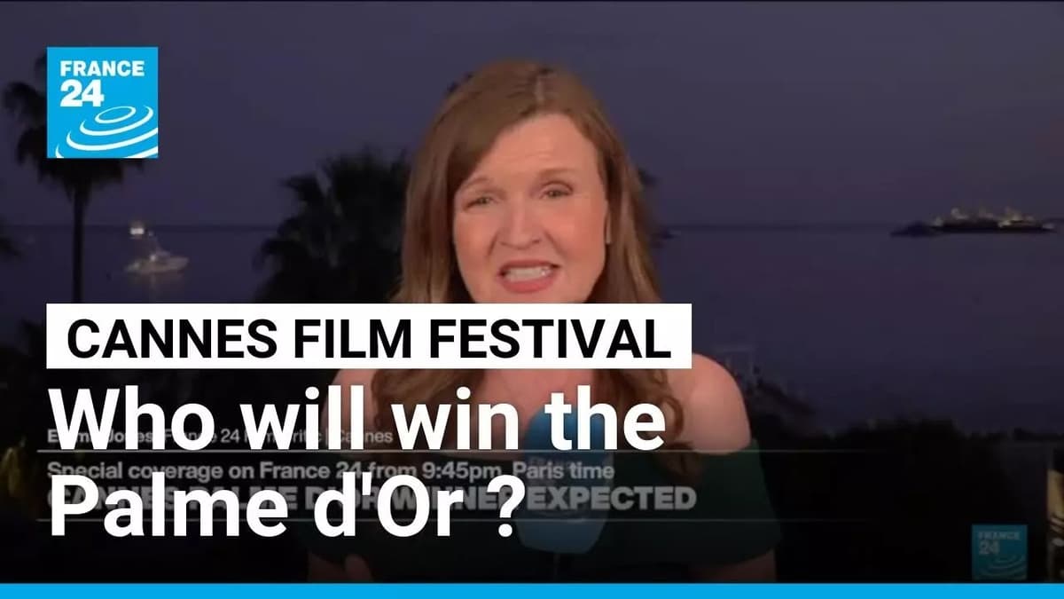 Film Stars Take to the Cannes Red Carpet Ahead of Palme D'Or Announcement • FRANCE 24 English