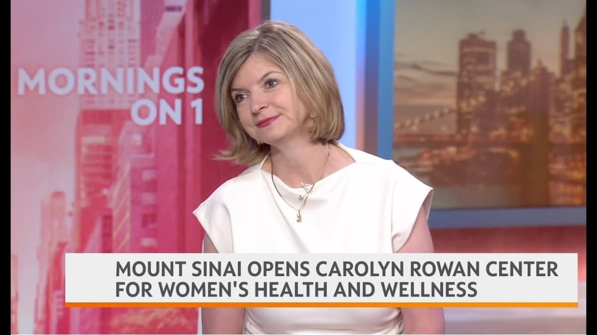 The Carolyn Rowan Center for Women’s Health and Wellness on NY1