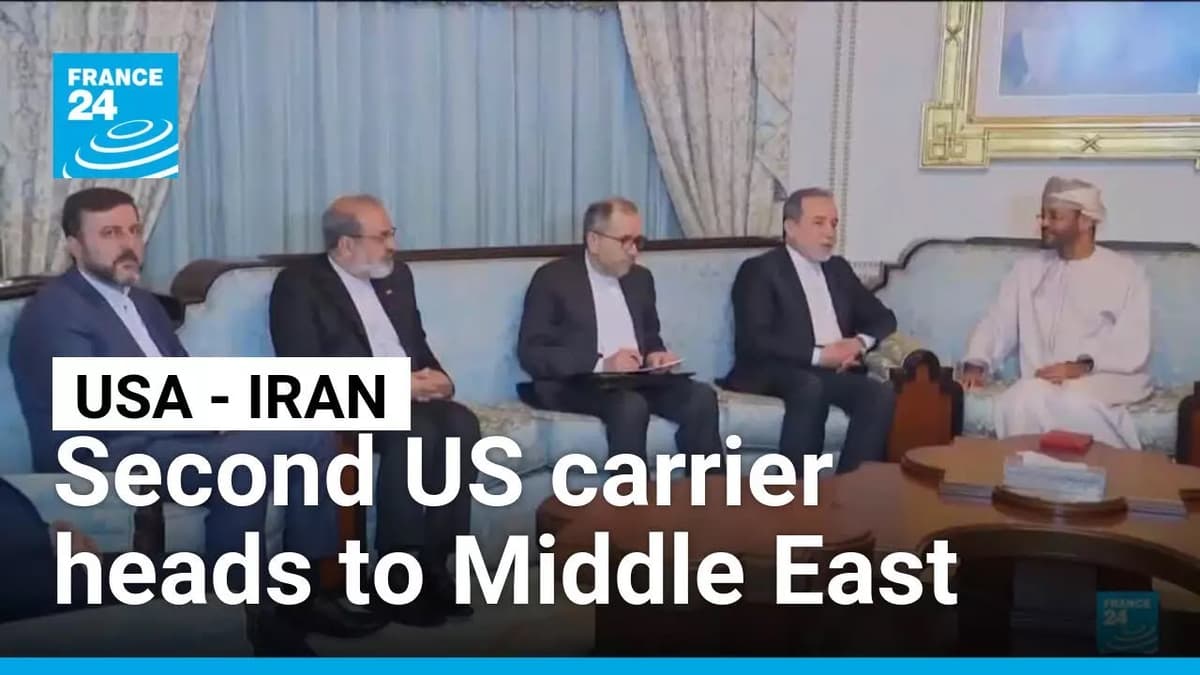 Second US Carrier Heads to Middle East • FRANCE 24 English
