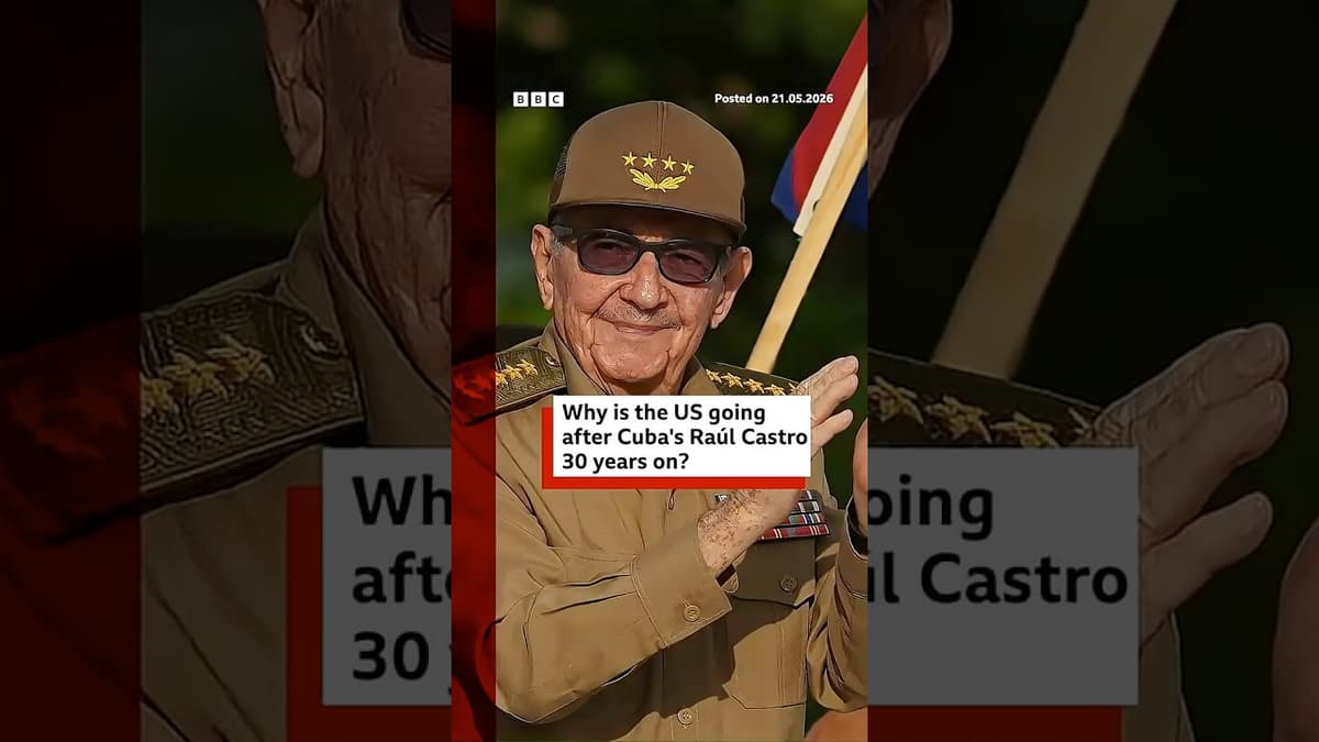 Why Is the US Going After Cuba's Raúl Castro 30 Years On? #Cuba #US #Havana #BBCNews