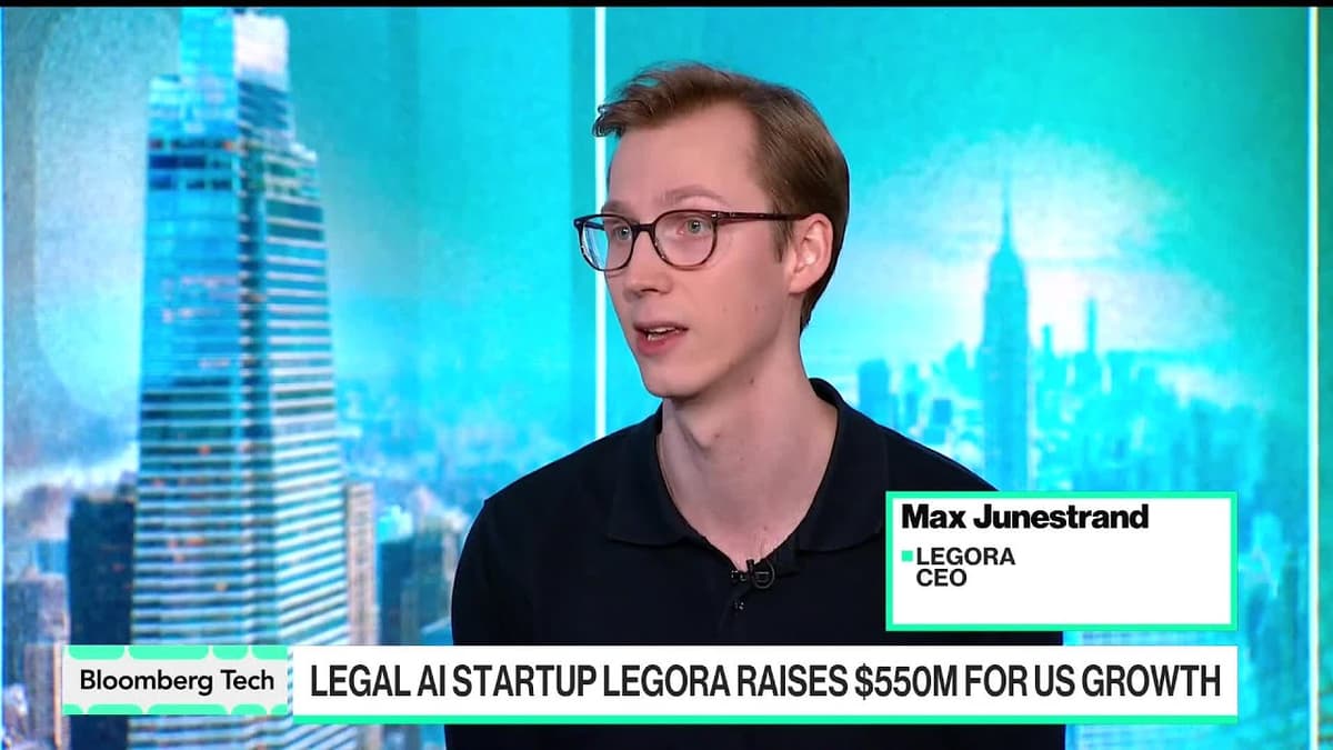 Legal AI Startup Legora Raises $550 Million for US Expansion
