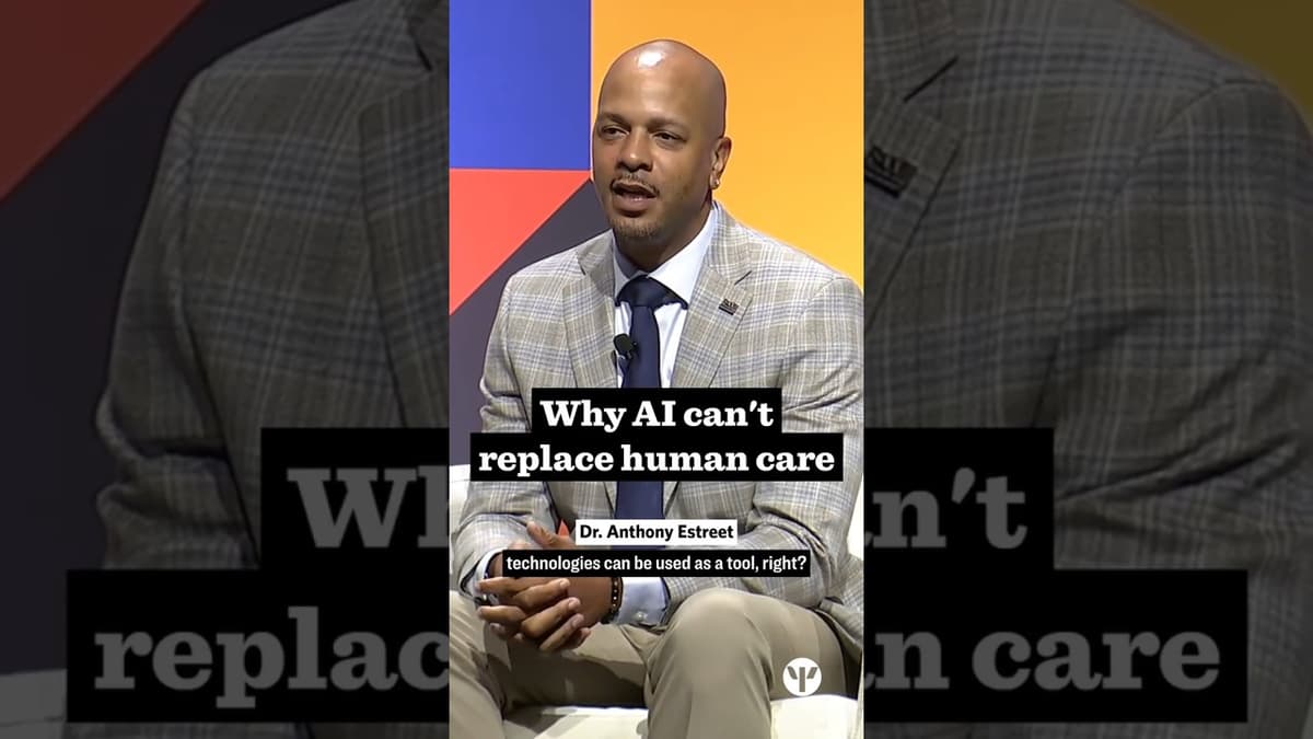 Why AI Can't Replace Human Care | APA 2025 #ai #mentalhealth #psychology #shorts