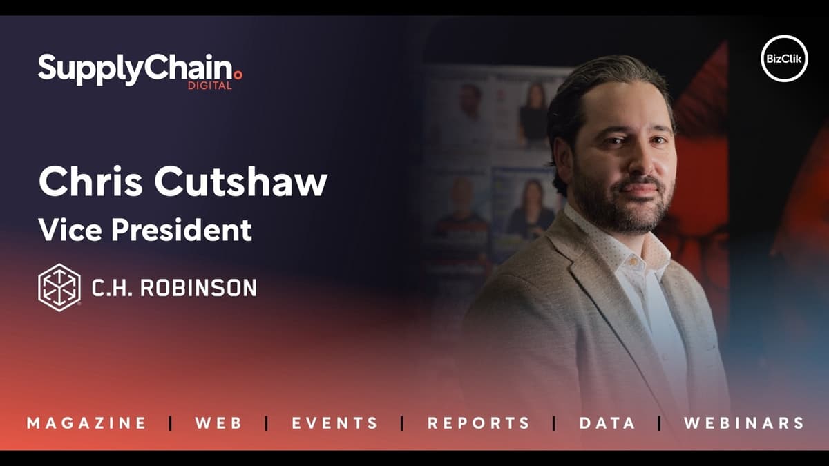 Manifest Vegas | Chris Cutshaw, C.H. Robinson on Supply Chain Strategy with AI-Powered Solutions