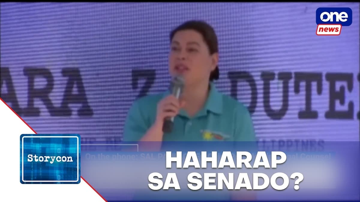 Panelo: VP Sara Willing to Face Impeachment Trial at Senate | Storycon
