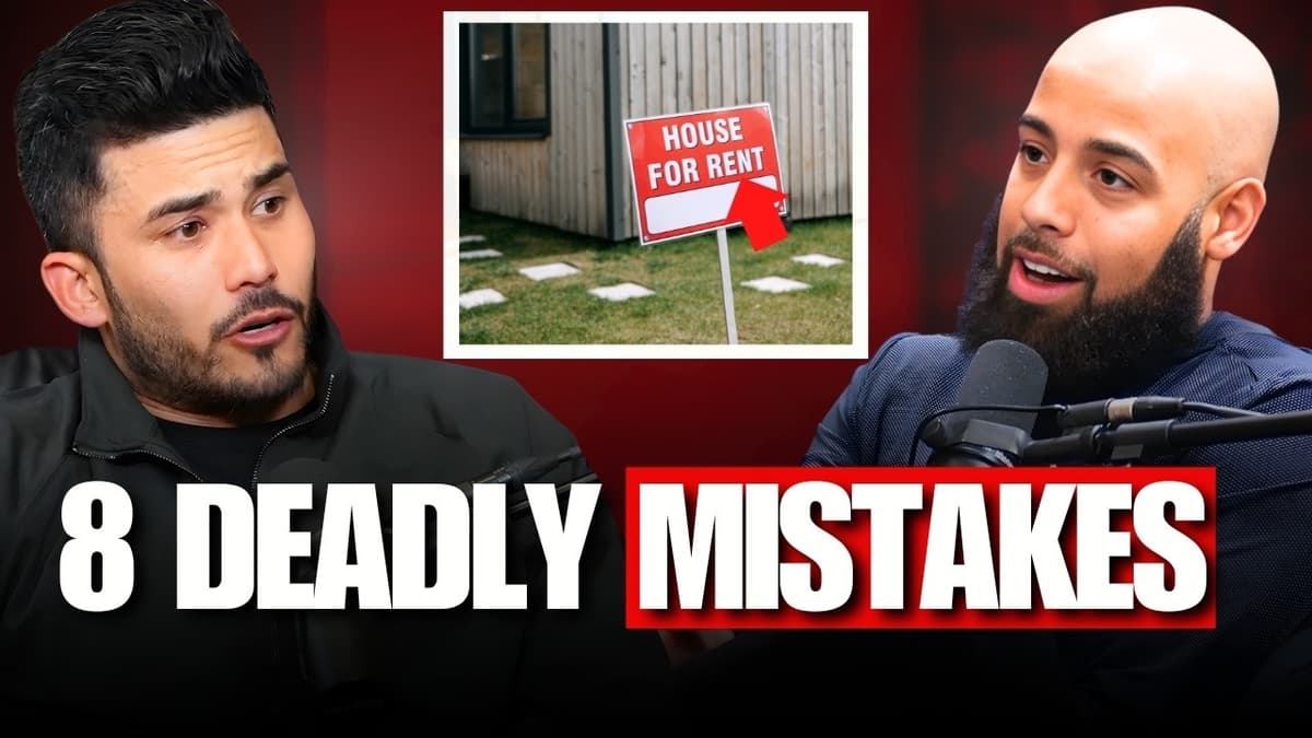 Top 8 Mistakes To Avoid As A Real Estate Investor in 2026