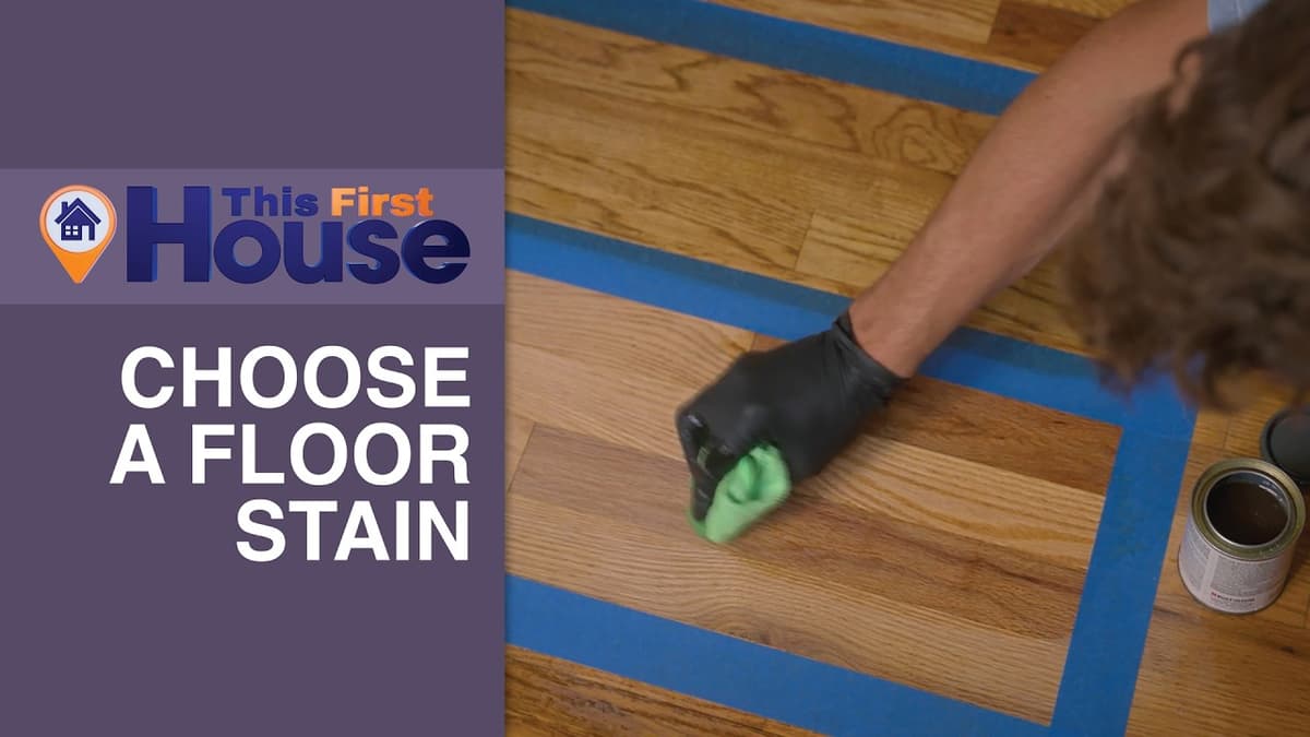 How to Choose a Floor Stain Color | This First House