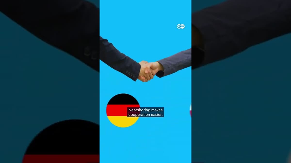 What Is Nearshoring? | DW News