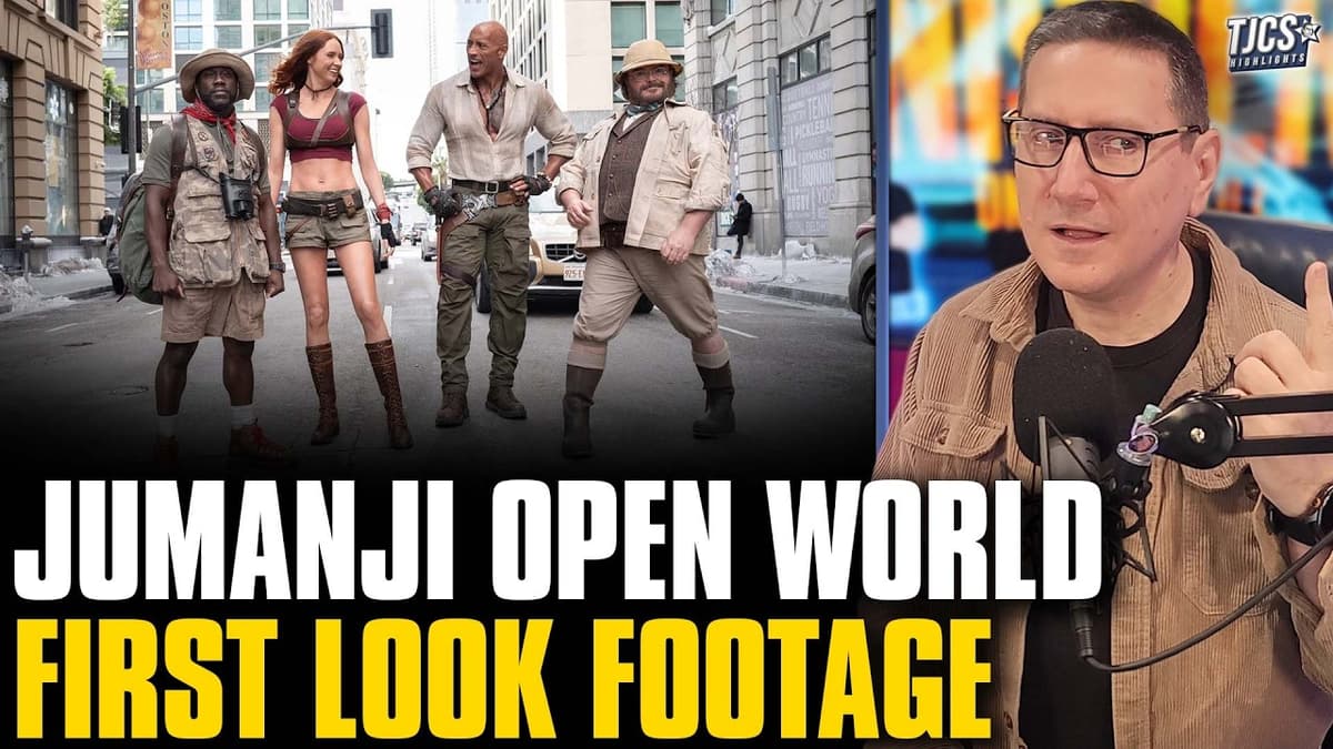 Jumanji  Open World Cinemacon Footage Looks Far Better Than Expected