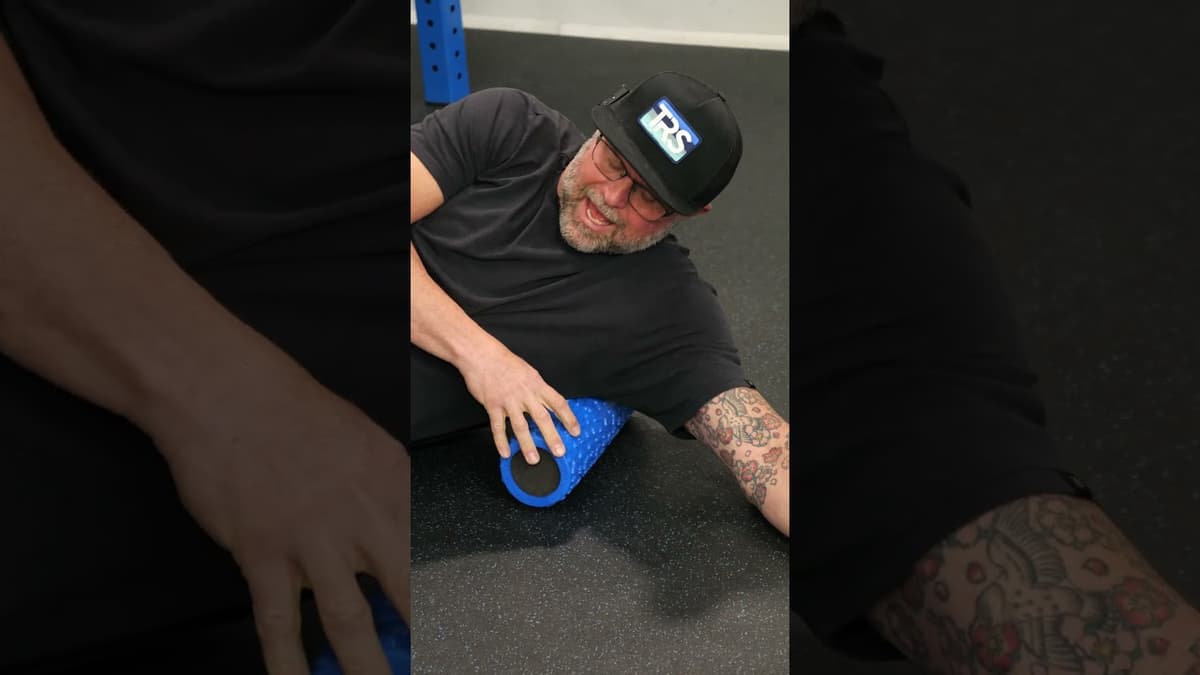 Lat & Side Body Roller Release for Shoulder Mobility, Back Comfort & Better Overhead Range