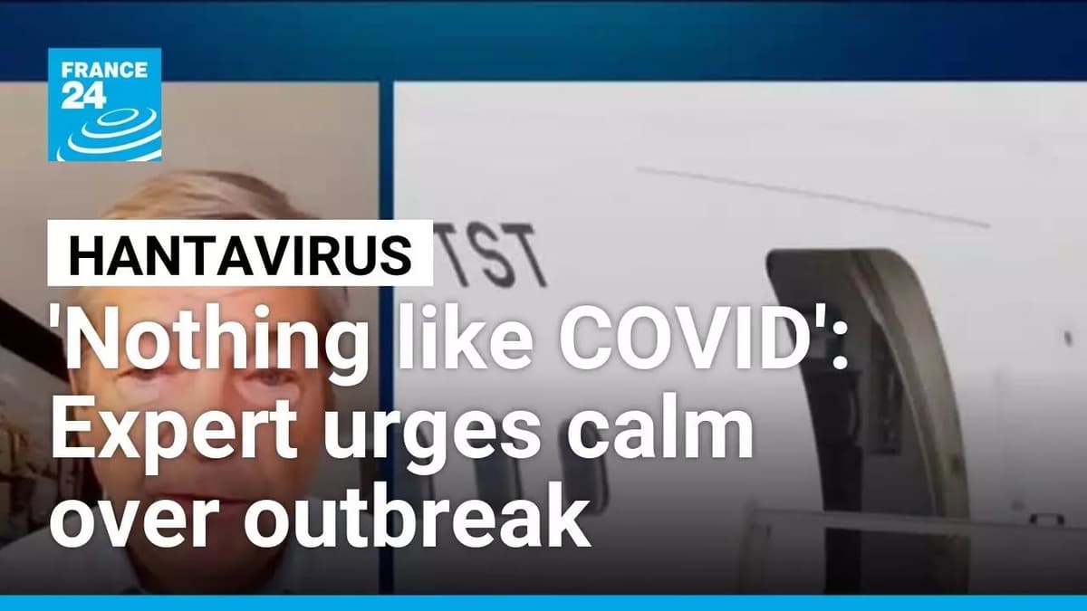 'Nothing Like COVID': Expert Urges Calm over Hantavirus Outbreak on Cruise Ship • FRANCE 24