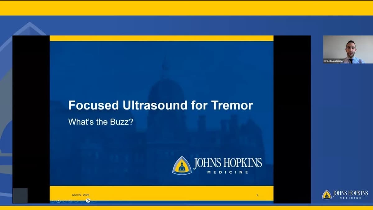 Focused Ultrasound for Tremor: What’s the Buzz?