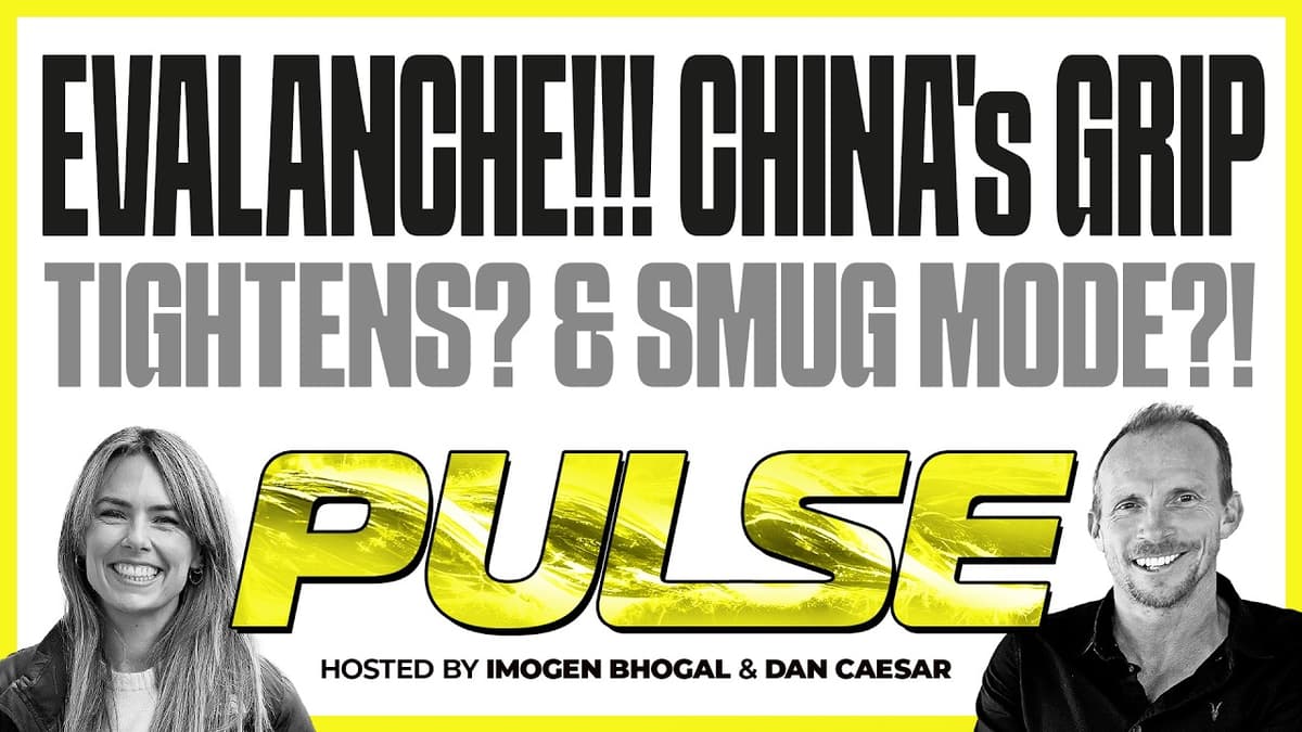 EVALANCHE? CHINA'S GRIP TIGHTENS! EV DRIVER'S 'SMUG MODE?'