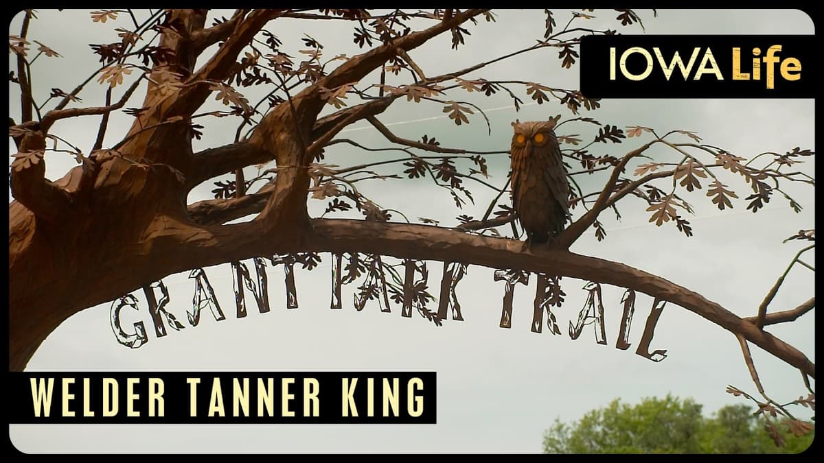 Iowa Welder Tanner King Turns Farm Roots Into Striking Public Art | Iowa Life