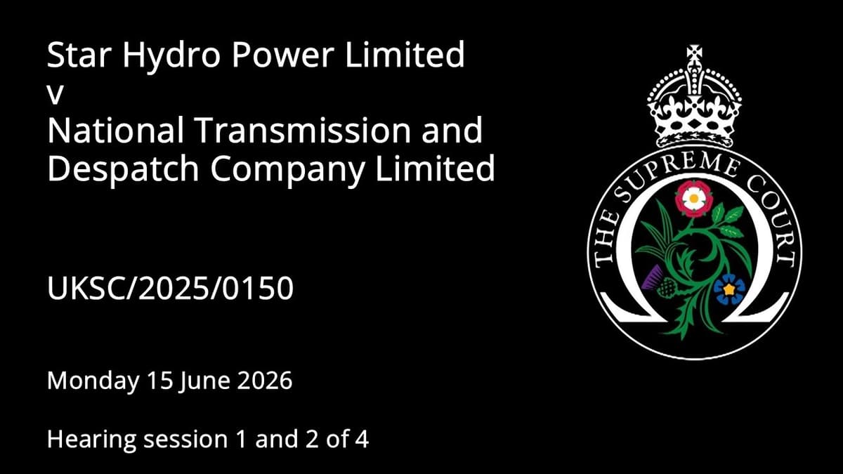 Star Hydro Power Limited v National Transmission and Despatch Company Limited