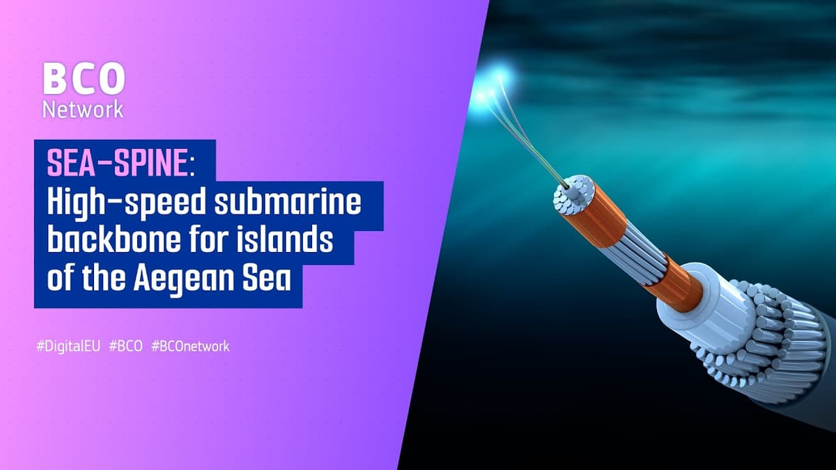 SEA-SPINE: High-Speed Submarine Backbone for Islands of the Aegean Sea