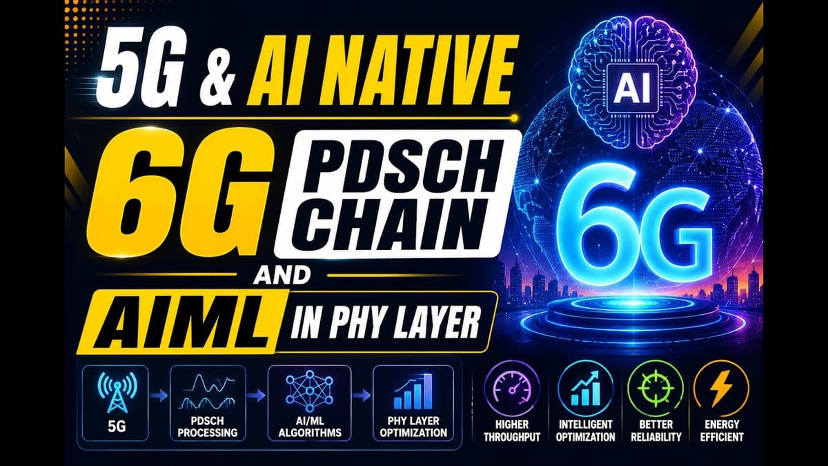 5G & AI Native 6G PDSCH Chain and AIML in Phy Layer