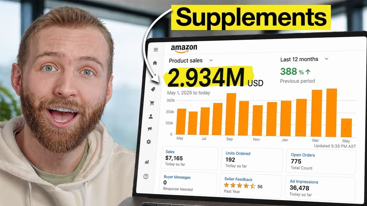 I Make $3m/Yr Selling Supplements on Amazon (Breakdown)