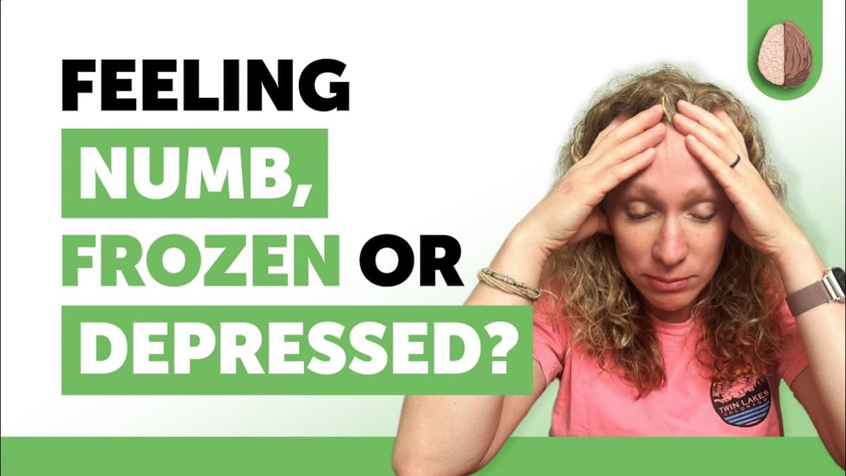 Micro Habits to Regulate Depression or Trauma (Shutdown Response)