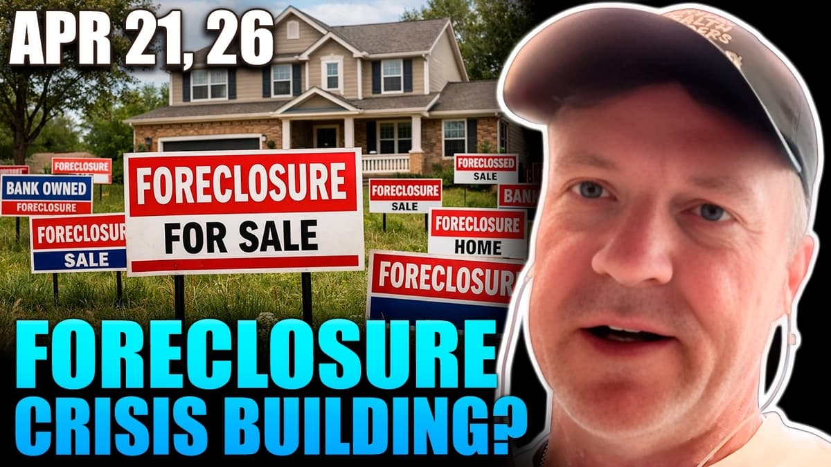 Is A Foreclosure Crisis Building?