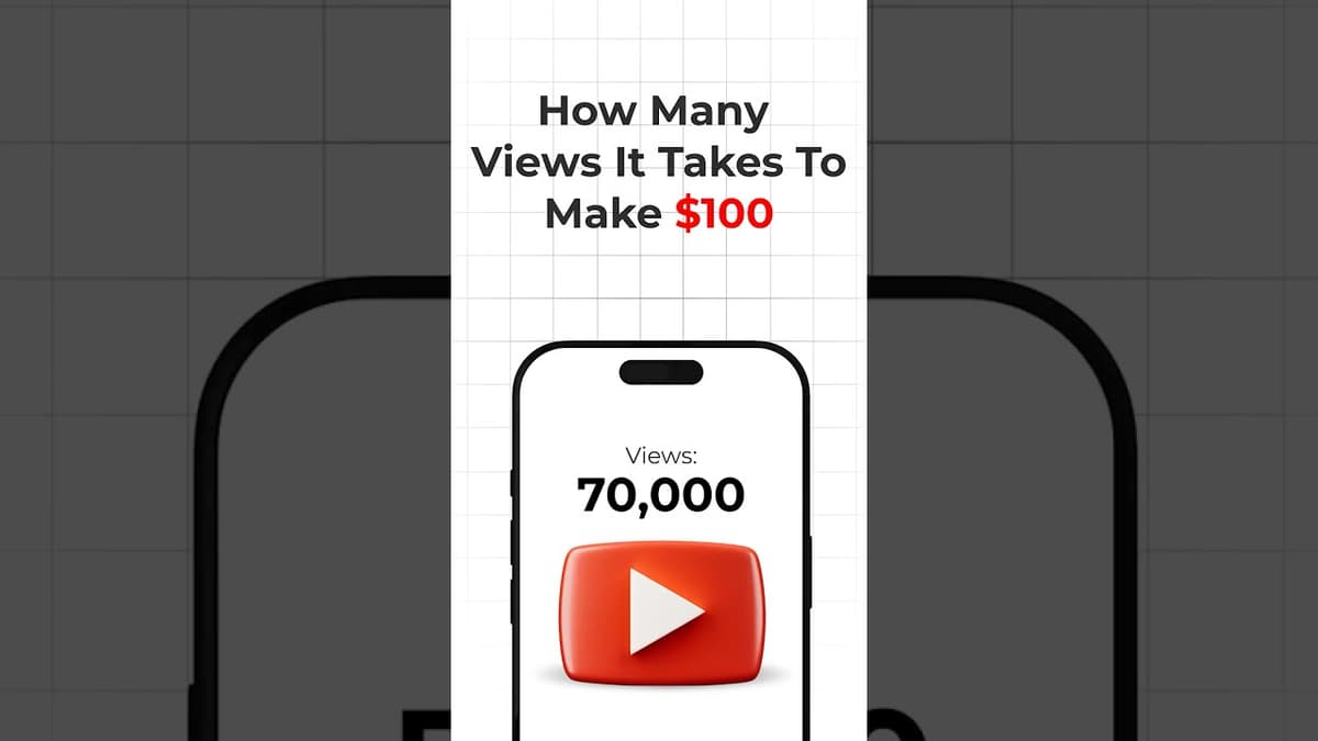 How Fast a YouTube Video Can Make $100