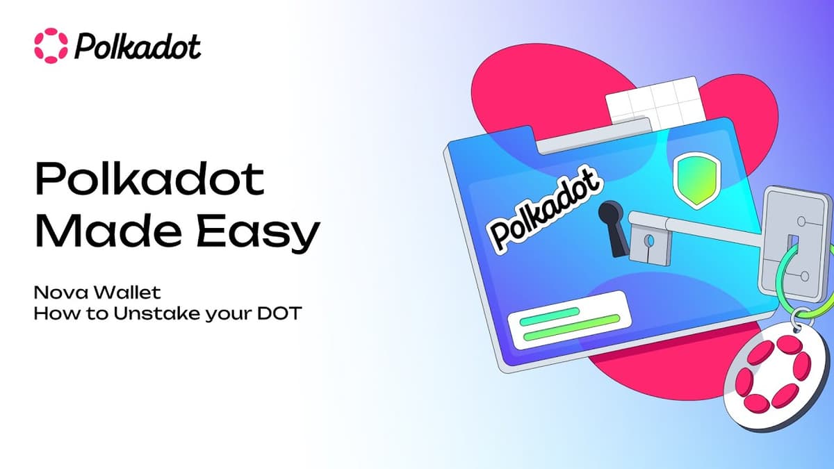 Polkadot Made Easy: How to Unstake Your DOT Using Nova Wallet