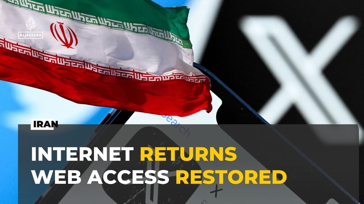 Iran Announces Gradual Restoration of International Internet Access