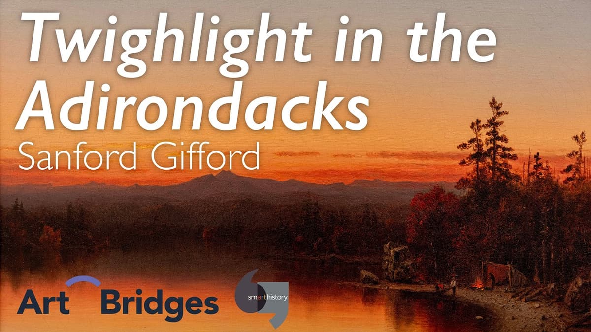 Sanford Robinson Gifford, Twilight in the Adirondacks