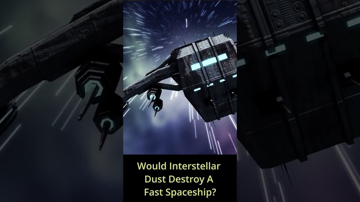 Would Interstellar Dust Destroy A Fast Spaceship?