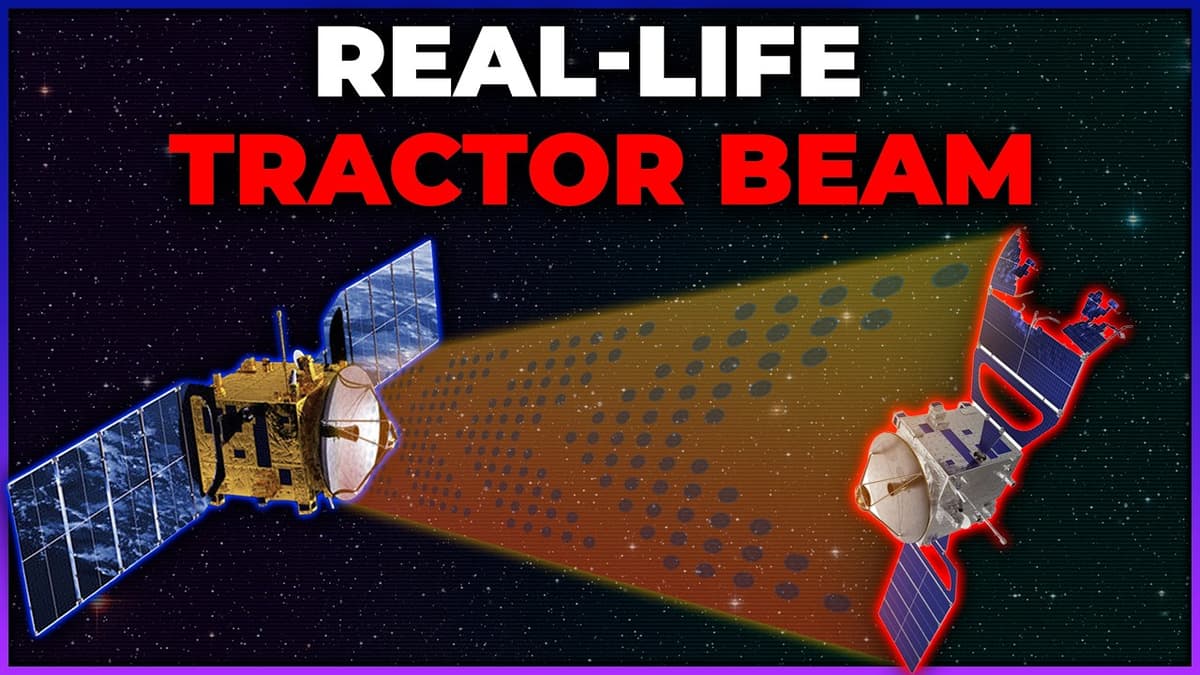 Removing Space Debris with Real-Life Star Trek Tech