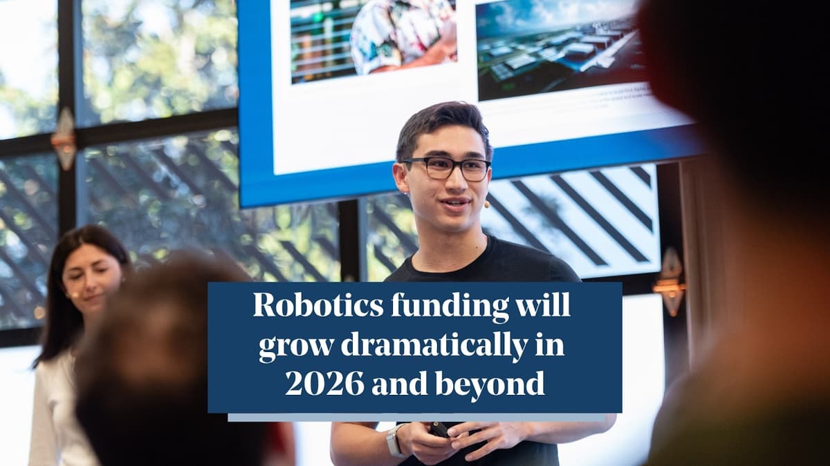 Bessemer's Robotics Predictions #6: Robotics Funding Will Grow Dramatically