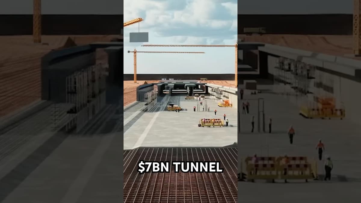 Europe's $7BN New MEGA TUNNEL Explained
