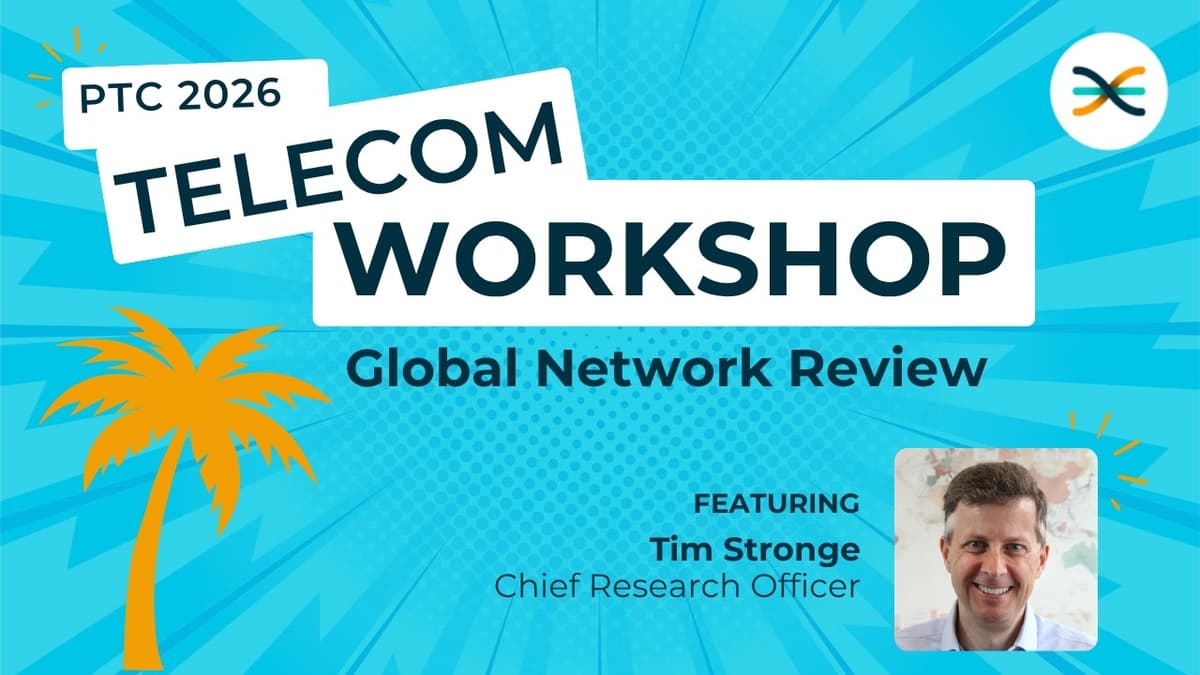 Global Network Review |  PTC 2026 Telecom Workshop Clip