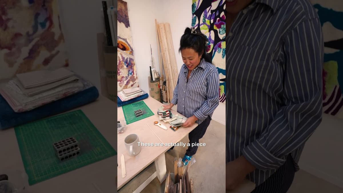 Inside This New York Artist’s Felt Studio
