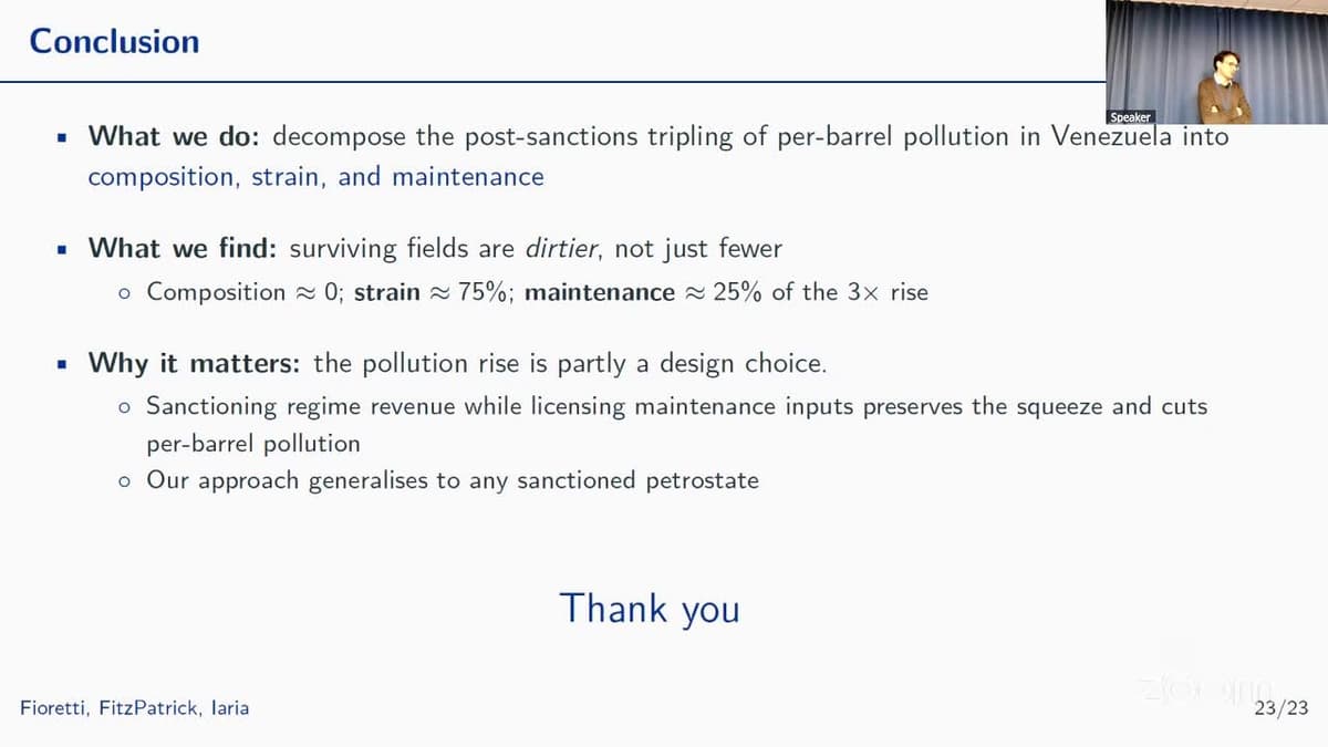 8th Annual NBER Environmental and Energy Policy and the Economy Conference