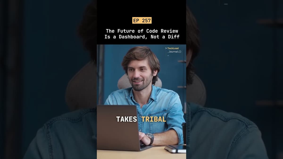 The Future of Code Review Is a Dashboard, Not a Diff #short
